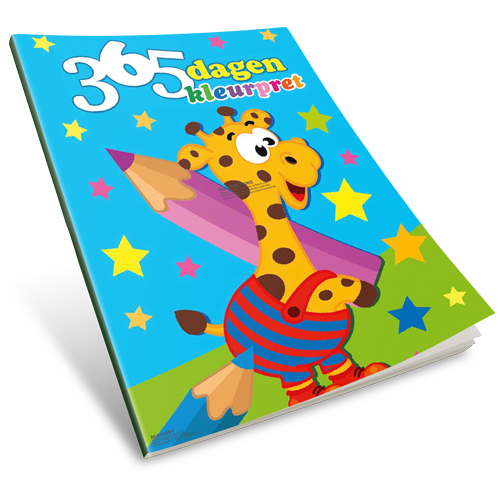 Kleurplaat boek