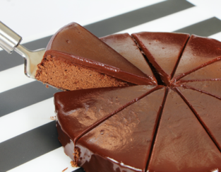 Vegan chocoladetaart met Boerinneke